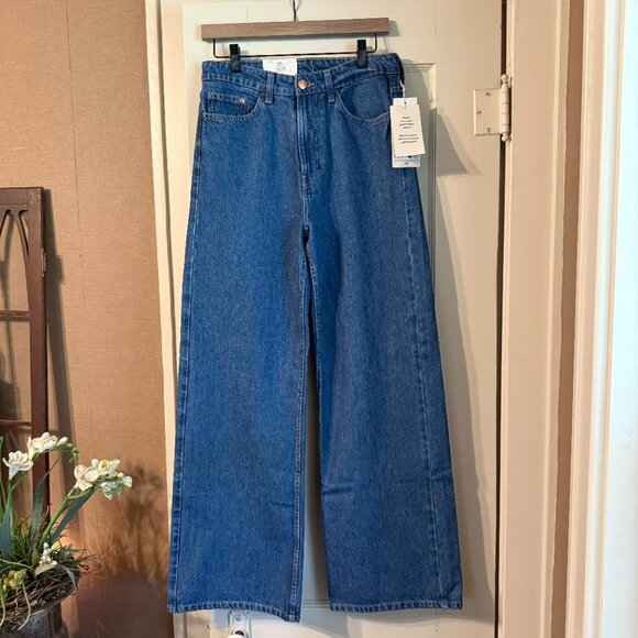 H&M - Ava Ultra High Rise Wide Leg Jeans NWT - Picture 6 of 9